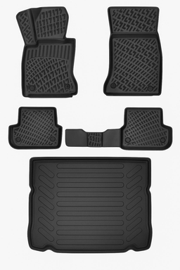 3D Auto Gummimatten & Kofferraumwanne Set für BMW 5 G30 Baujahr 2017-2023 thumbnail